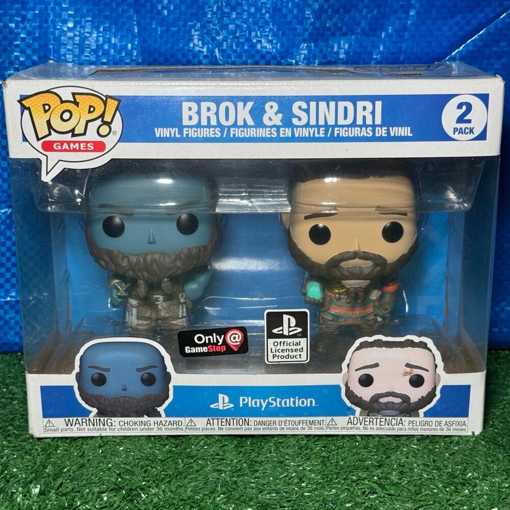 Funko POP! Games PlayStation Brok & Sindri 2 Pack God Of War